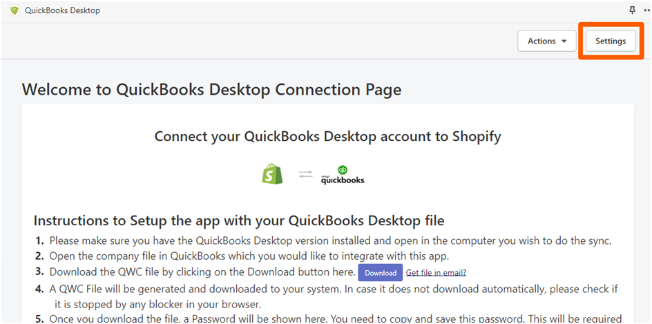 Parex Bridge - Summary sync setup process for QuickBooks Desktop