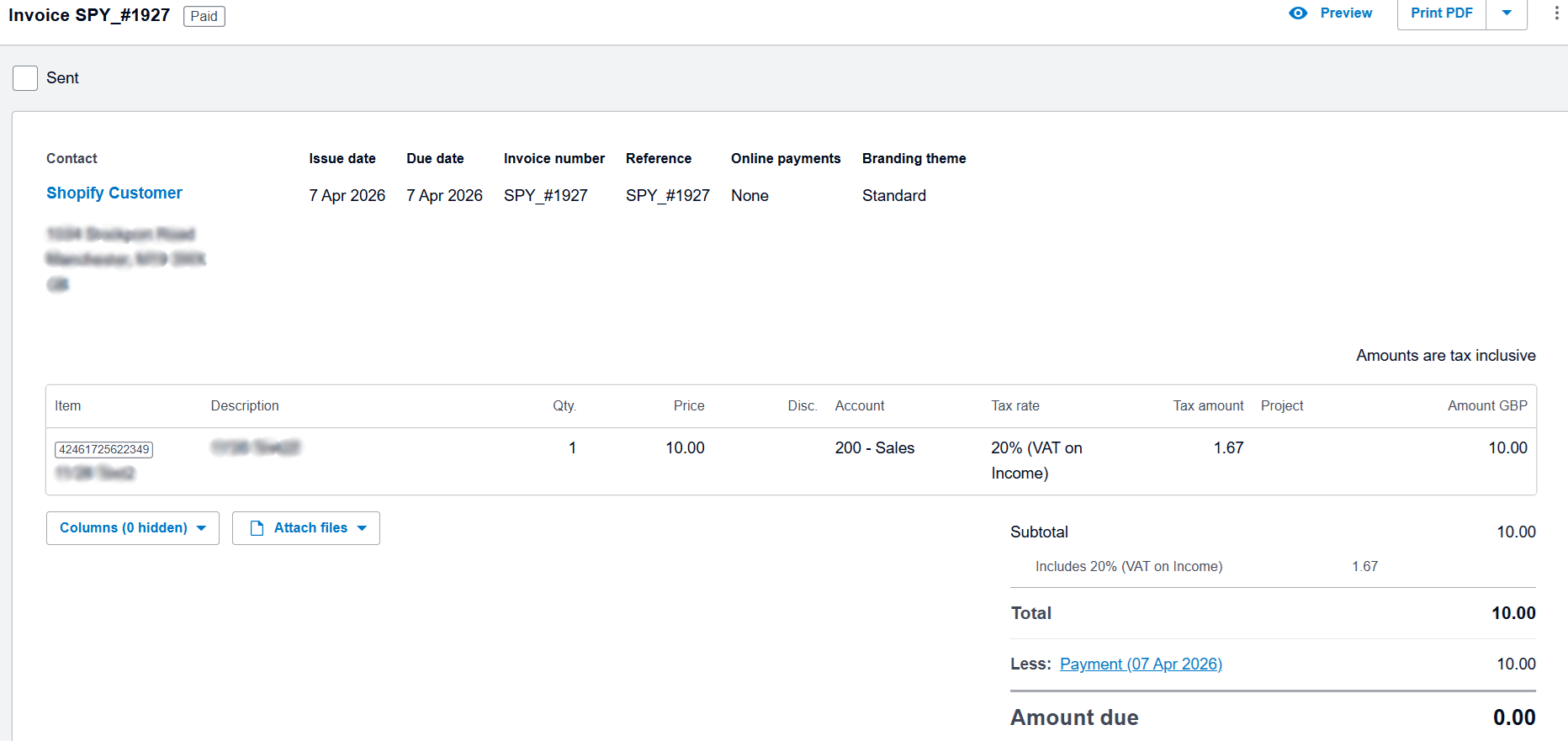 Parex Bridge - Sync and View Shopify Orders to Xero from the Order ...