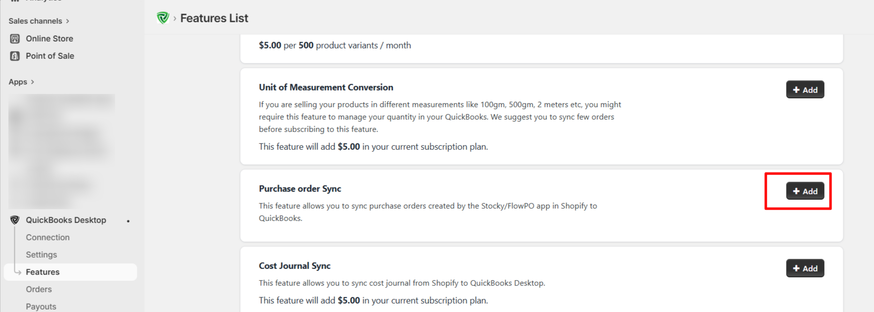 Parex Bridge - Syncing Purchase Orders from FlowPO to QuickBooks Desktop